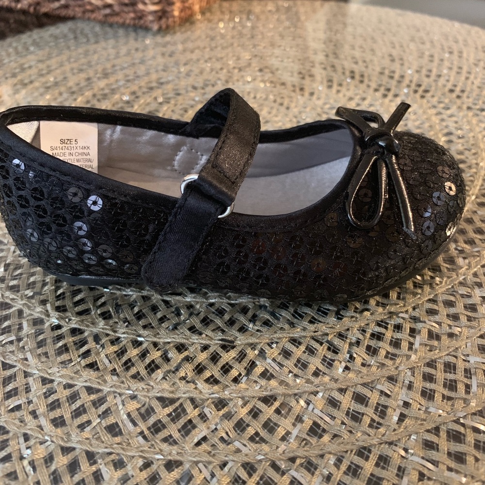 Baby girl black  dress shoes